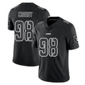 Punc LV.Raiders #98 Maxx Crosby Player Black Limited Black Impact Home Game Stitched Jerseys