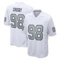 Punc LV.Raiders #98 Maxx Crosby Player White Alternate Home Game Stitched Jerseys