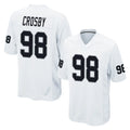 Punc LV.Raiders #98 Maxx Crosby Player White Home Game Stitched Jerseys