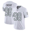 Punc LV.Raiders #98 Maxx Crosby Player White Limited Color Rush Home Game Stitched Jerseys