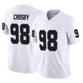 Punc LV.Raiders #98 Maxx Crosby Player White Limited Vapor F.U.S.E. Home Game Stitched Jerseys