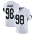 Punc LV.Raiders #98 Maxx Crosby Player White Limited Vapor Untouchable Home Game Stitched Jerseys