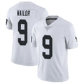 Punc LV.Raiders #9 Jalen Nailor Player White Limited Vapor Untouchable Home Game Stitched Jerseys