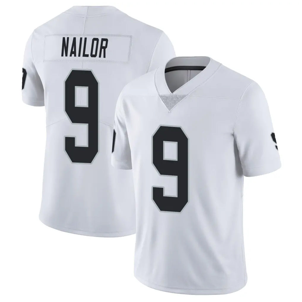 Punc LV.Raiders #9 Jalen Nailor Player White Limited Vapor Untouchable Home Game Stitched Jerseys