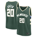Punc M.Bucks #20 A.J. Green Hunter Green Fast Break Replica Player Jerseys - Icon Edition