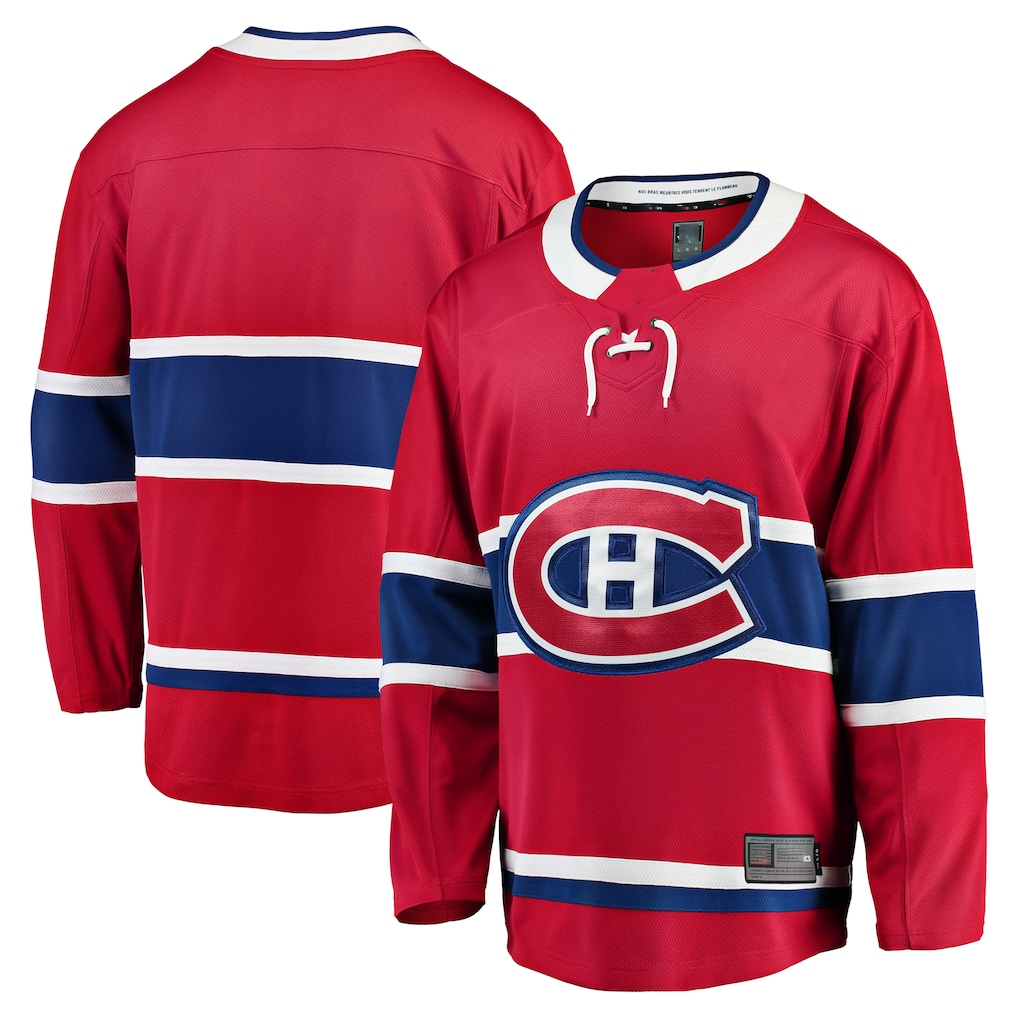 Punc M.Canadiens Red Breakaway Home Jerseys