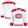 Punc M.Canadiens White Away Authentic Pro Jerseys