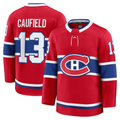 Punc M.Canadiens #13 Cole Caufield Red Home Premium Jerseys