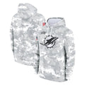 Punc M.Dolphins Arctic Camo Salute to Service Hoodies Limited Game Blank Player Stitched Jerseys