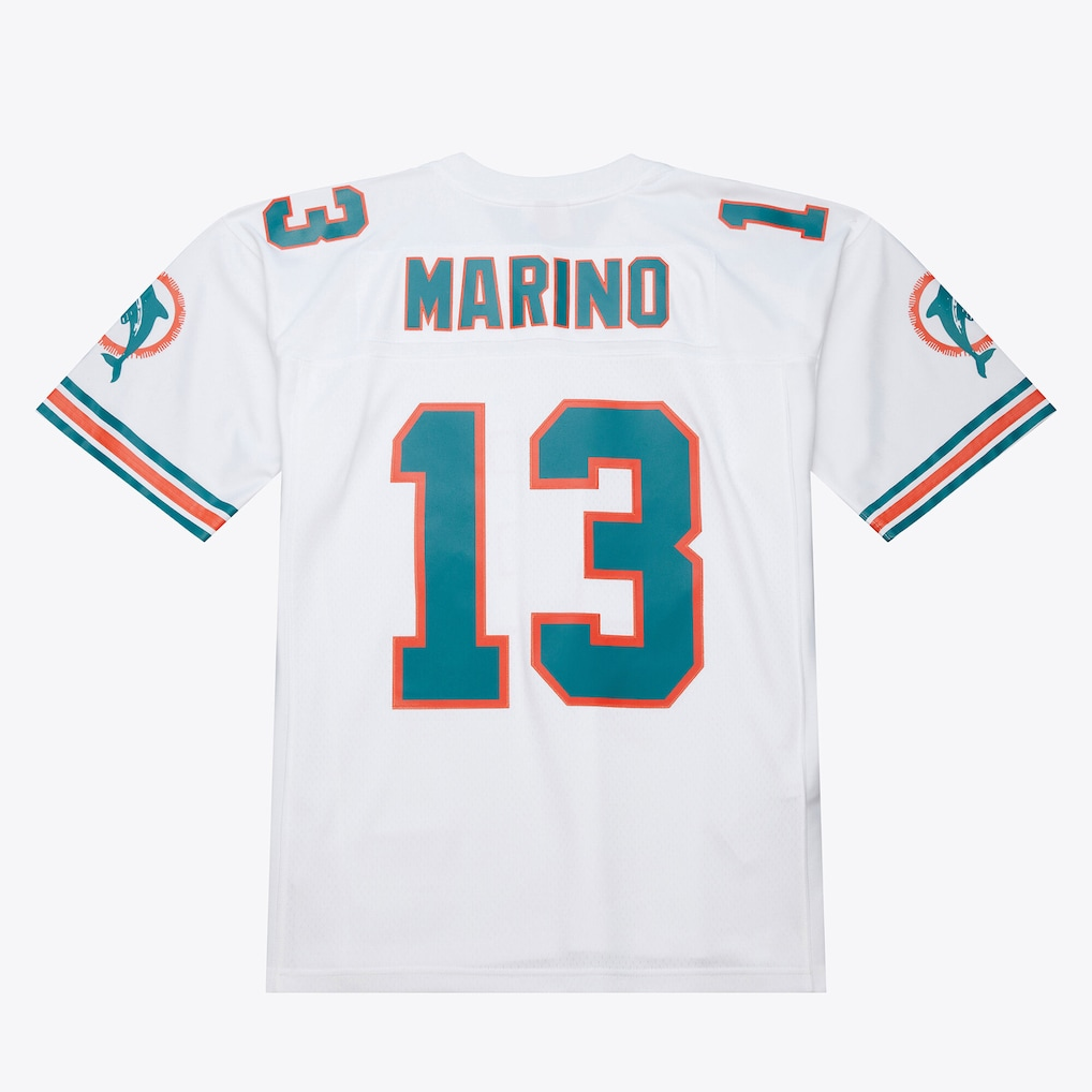 Punc M.Dolphins #13 Dan Marino Mitchell & Ness White 1994 Legacy Replica Jersey Stitched Puhic Game Jerseys