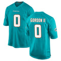Punc M.Dolphins #0 Ollie Gordon II Player Aqua Home Game Stitched Jerseys
