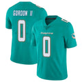 Punc M.Dolphins #0 Ollie Gordon II Player Aqua Limited Vapor Untouchable Home Game Stitched Jerseys