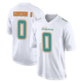 Punc M.Dolphins #0 Ollie Gordon II Player White Fashion Home Game Stitched Jerseys