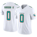 Punc M.Dolphins #0 Ollie Gordon II Player White Limited Vapor F.U.S.E. Home Game Stitched Jerseys