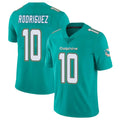 Punc M.Dolphins #10 Jacob Rodriguez Player Aqua Limited Vapor Untouchable Home Game Stitched Jerseys