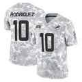 Punc M.Dolphins #10 Jacob Rodriguez Player Arctic Camo Salute To Service Limited Game Stitched Jerseys