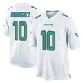 Punc M.Dolphins #10 Jacob Rodriguez Player White Home Game Stitched Jerseys