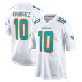 Punc M.Dolphins #10 Jacob Rodriguez Player White Limited Home Game Stitched Jerseys