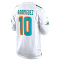 Punc M.Dolphins #10 Jacob Rodriguez White Game Stitched Jerseys