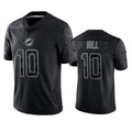 Punc M.Dolphins #10 Tyreek Hill Player Black RFLCTV Limited Stitched Jerseys