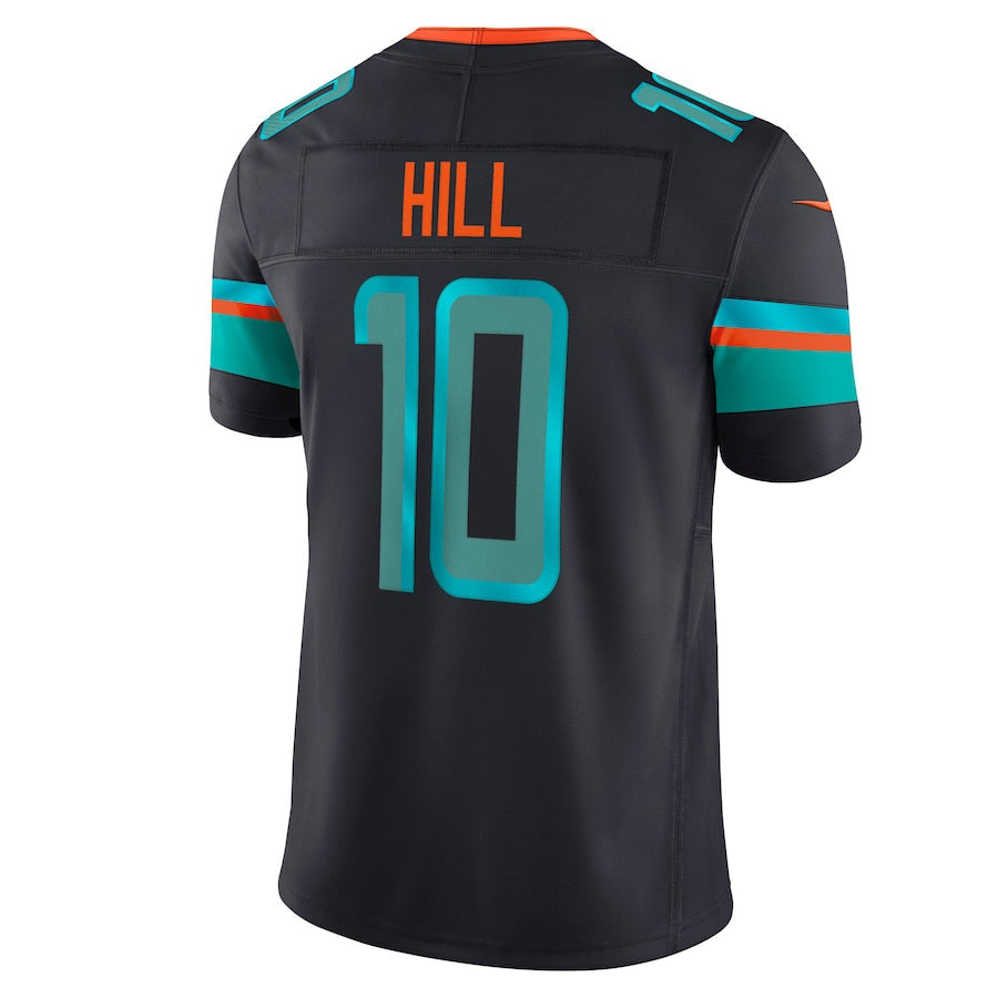Punc M.Dolphins #10 Tyreek Hill Player Blue Rivalries Collection Vapor Limited Stitched Jersey