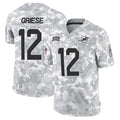 Punc M.Dolphins #12 Bob Griese Player Arctic Camo Salute to Service Limited Stitched Jerseys