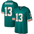 Punc M.Dolphins #13 Dan Marino Mitchell & Ness Aqua Big & Tall 1984 Retired Player Replica Stitched Jerseys