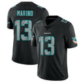 Punc M.Dolphins #13 Dan Marino Player Black Fashion Limited Game Stitched Jerseys