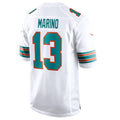 Punc M.Dolphins #13 Dan Marino White Retired Player Jersey American Stitched Jersey