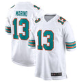 Punc M.Dolphins #13 Dan Marino White Retired Player Jersey American Stitched Jerseys