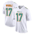 Punc M.Dolphins #17 Jaylen Waddle Player White Fashion Game Stitched Jerseys