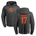 Punc M.Dolphins #17 Trey Moore Player Darkgray Pullover Hoodies Limited Stitched Jerseys