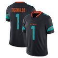 Punc M.Dolphins #1 Tua Tagovailoa Player Blue Rivalries Collection Vapor Limited Stitched Jersey