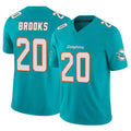 Punc M.Dolphins #20 Jordyn Brooks Player Aqua Limited Vapor F.U.S.E. Home Game Stitched Jerseys
