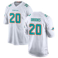 Punc M.Dolphins #20 Jordyn Brooks Player White Limited Home Game Stitched Jerseys