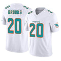 Punc M.Dolphins #20 Jordyn Brooks Player White Limited Vapor F.U.S.E. Home Game Stitched Jerseys