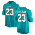Punc M.Dolphins #23 Zayne Anderson Player Aqua Home Game Stitched Jerseys