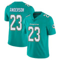 Punc M.Dolphins #23 Zayne Anderson Player Aqua Limited Vapor Untouchable Home Game Stitched Jerseys