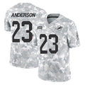 Punc M.Dolphins #23 Zayne Anderson Player Arctic Camo Salute To Service Limited Game Stitched Jerseys