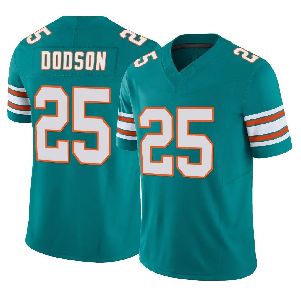 Punc M.Dolphins #25 Tyrel Dodson Player Aqua Limited Alternate Vapor F.U.S.E. Home Game Stitched Jerseys