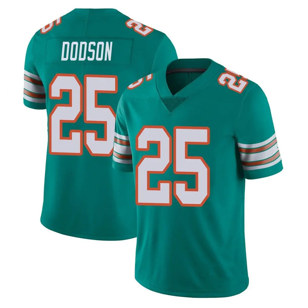 Punc M.Dolphins #25 Tyrel Dodson Player Aqua Limited Alternate Vapor Untouchable Home Game Stitched Jerseys