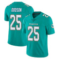 Punc M.Dolphins #25 Tyrel Dodson Player Aqua Limited Vapor Untouchable Home Game Stitched Jerseys