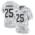 Punc M.Dolphins #25 Tyrel Dodson Player Arctic Camo Salute To Service Limited Game Stitched Jerseys
