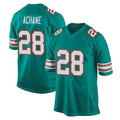 Punc M.Dolphins #28 De'Von Achane Player Aqua Alternate Home Game Stitched Jerseys
