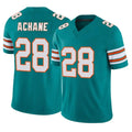 Punc M.Dolphins #28 De'Von Achane Player Aqua Limited Alternate Vapor F.U.S.E. Home Game Stitched Jerseys