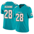 Punc M.Dolphins #28 De'Von Achane Player Aqua Limited Vapor F.U.S.E. Home Game Stitched Jerseys