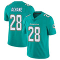Punc M.Dolphins #28 De'Von Achane Player Aqua Limited Vapor Untouchable Home Game Stitched Jerseys