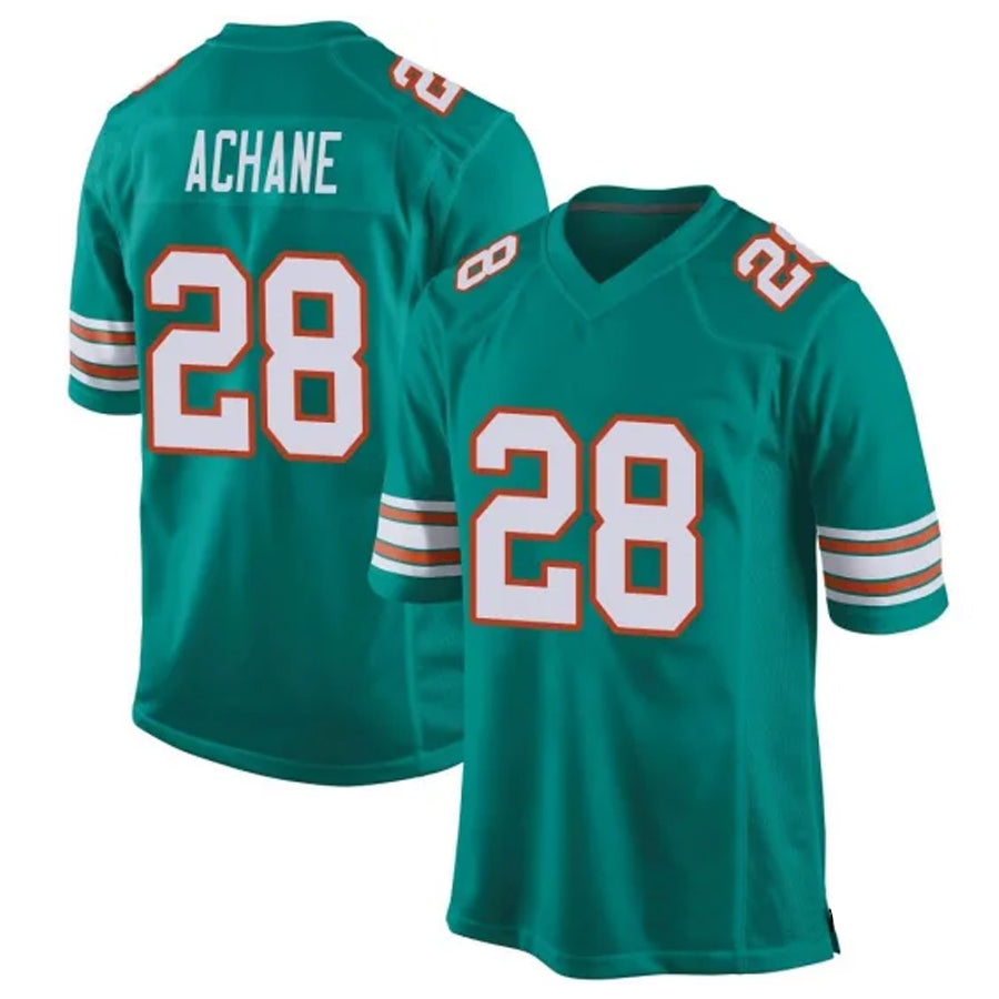 Punc M.Dolphins #28 De?¡¥Von Achane Player Green Alternate Game Stitched Jerseys