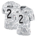 Punc M.Dolphins #2 Malik Willis Player Arctic Camo Salute To Service Limited Game Stitched Jerseys