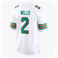 Punc M.Dolphins #2 Malik Willis Player White Limited Home Game Stitched Jerseys